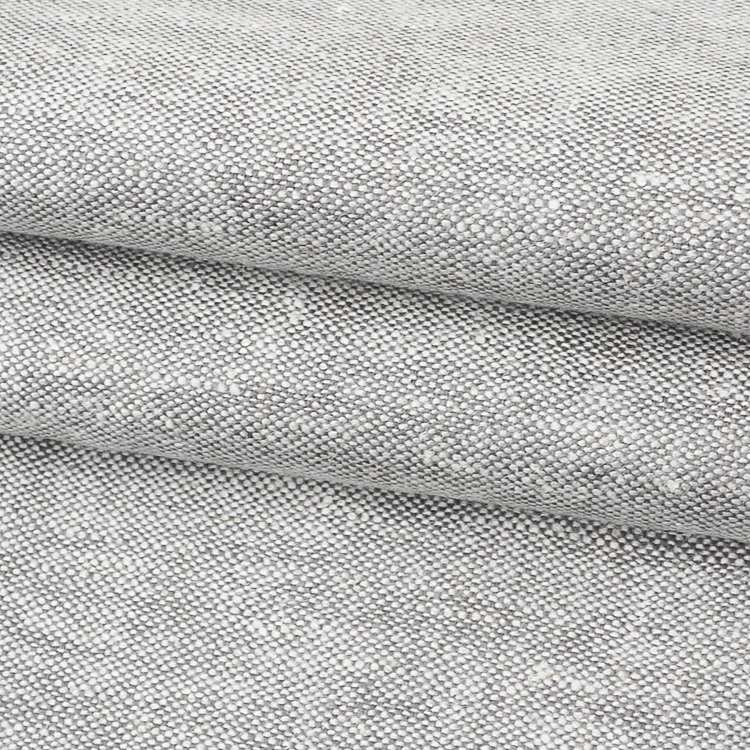 Hemp Tencel Blended Stretched Yarn Deyd Plain Sustainable Eco Friendly Fabric For Clothing (HL74B295)