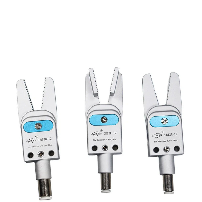 Nozzle clamp mechanical gripper Grip Robot Parts Pneumatic Sprue Gripper Pneumatic finger without sensor