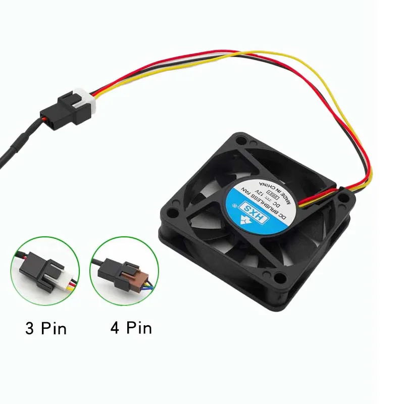 Cantell USB 2.0 Male to 3Pin/4 Pin Computer PC Fan Power Cable