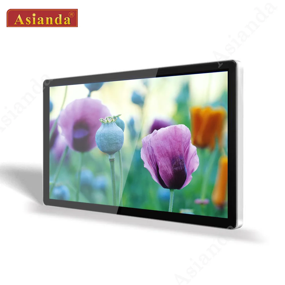 43inch Wall Mount Advertising Machine Custom Split Screen Remote Control System Ultra-thin High-definition LCD Display