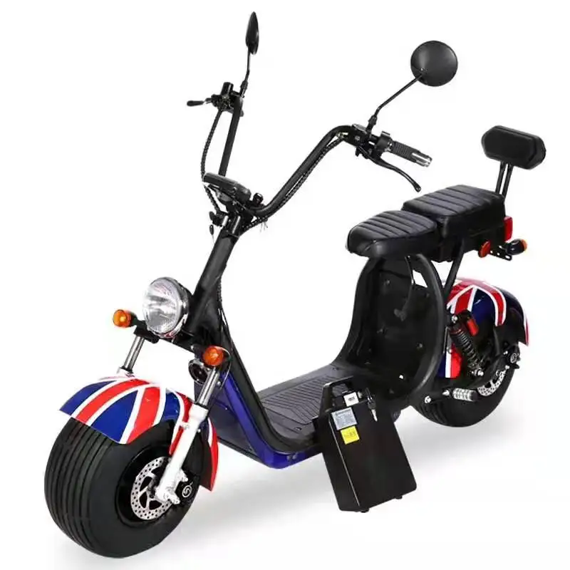 Removable lithium battery europe warehouse citycoco motorscooter EEC / COC Certification