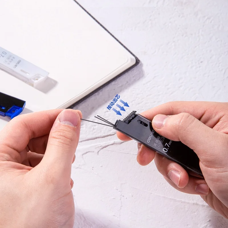 Factory Supply 60 MM Length 0.5 MM Width Mechanical Pencil Black Color Lead Refill