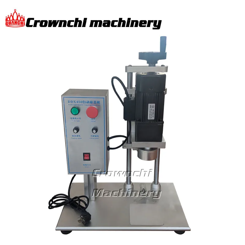 Factory Manufacturing DDX-450 Electric Plastic Bottle Closer Cosmetics Lid Screw Capping Machine