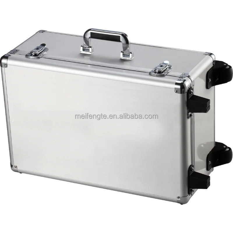 
Movable plywood macbook pro trolley aluminum imac 27 flight case with butterfly lock 