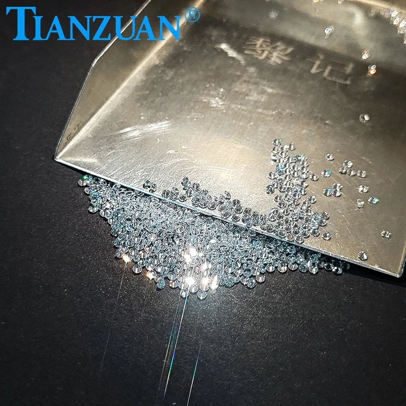 1ct per bag 0.8-3mm HPHT Lab Created FG color VS-SI clarity  diamond color Looks Like Diamond loose gemstone for jewelry making