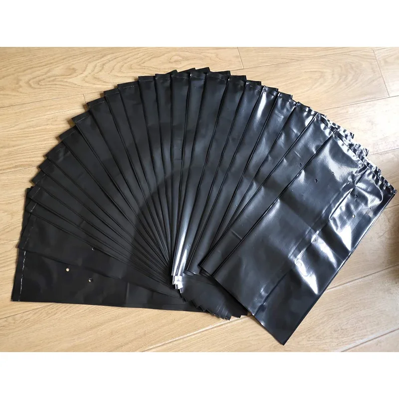 Seeding Nursery Bag Black Flat Without Gusset,Plastic Grow Bag With Breathing Hole