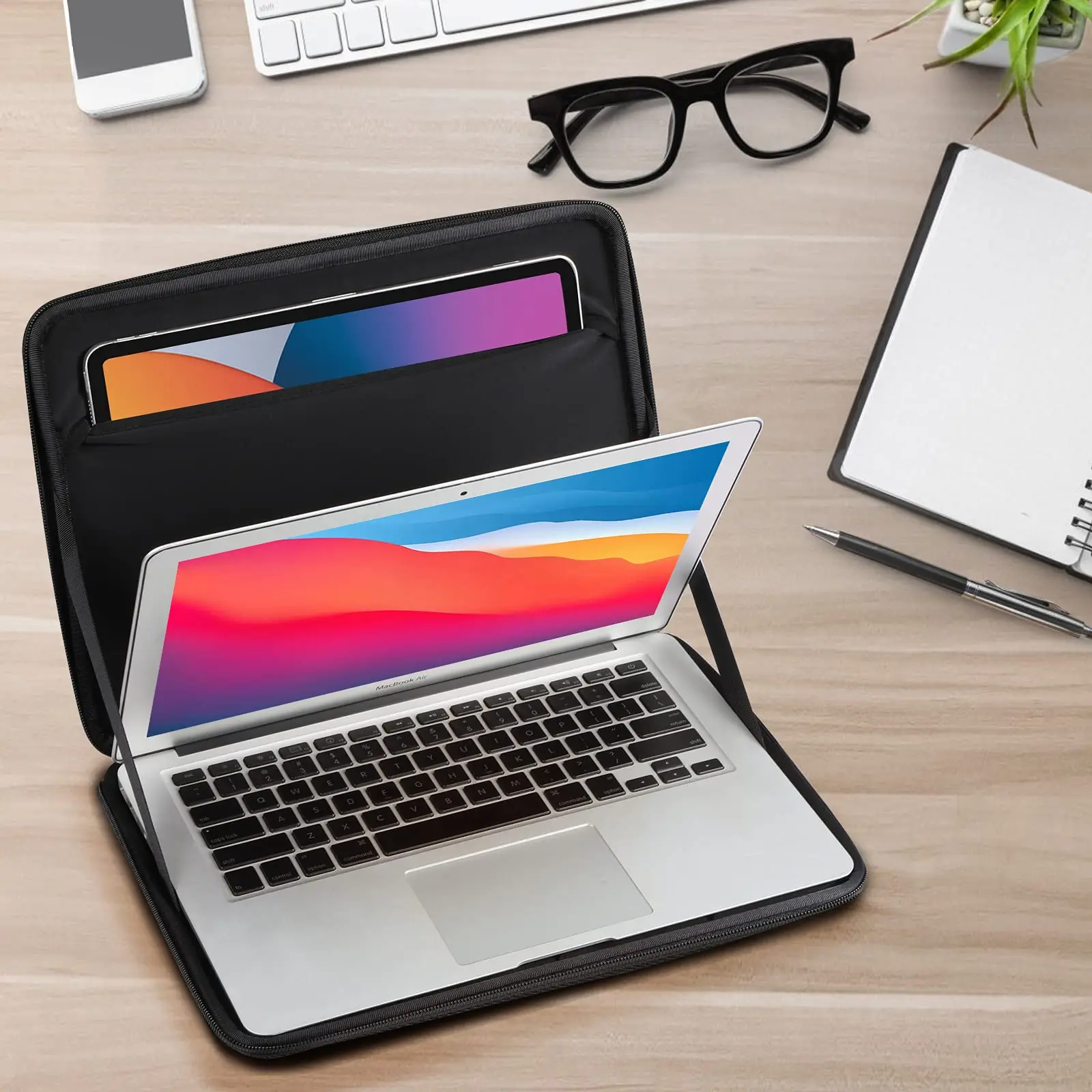 Laptop Sleeve EVA Case Shockproof Waterproof Laptop Computer Protective Carrying Case