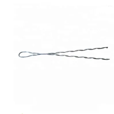 Mass production of preformed guy grip dead end