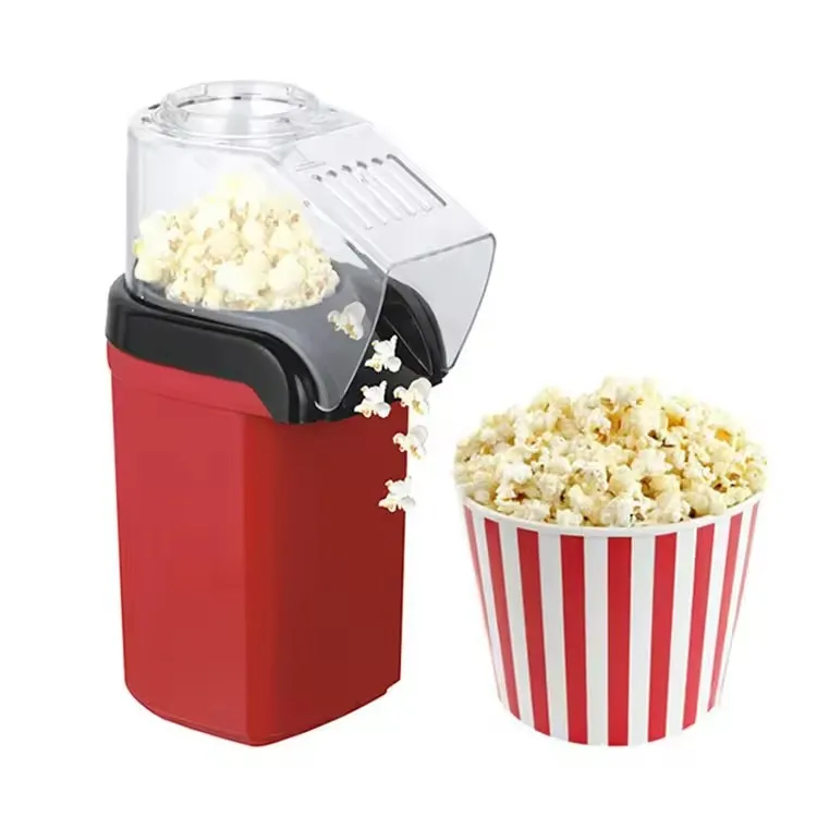 2024 New Tabletop Portable Hot Air Popcorn Maker Mini Popcorn Machine