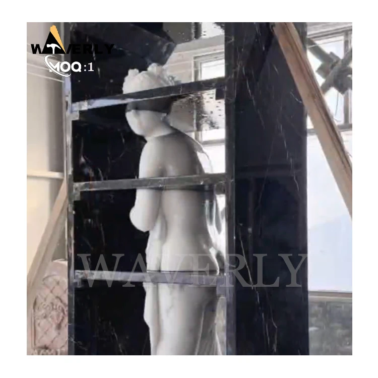 Custom Design Art Interior Decoration Stone Figure Statue Hand Carved Outdoor Garden Greek Marble Lady Abstract Sculpture