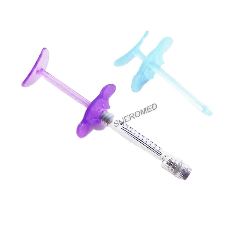 1 мл luer замок стеклянный шприц с пользовательским логотипом