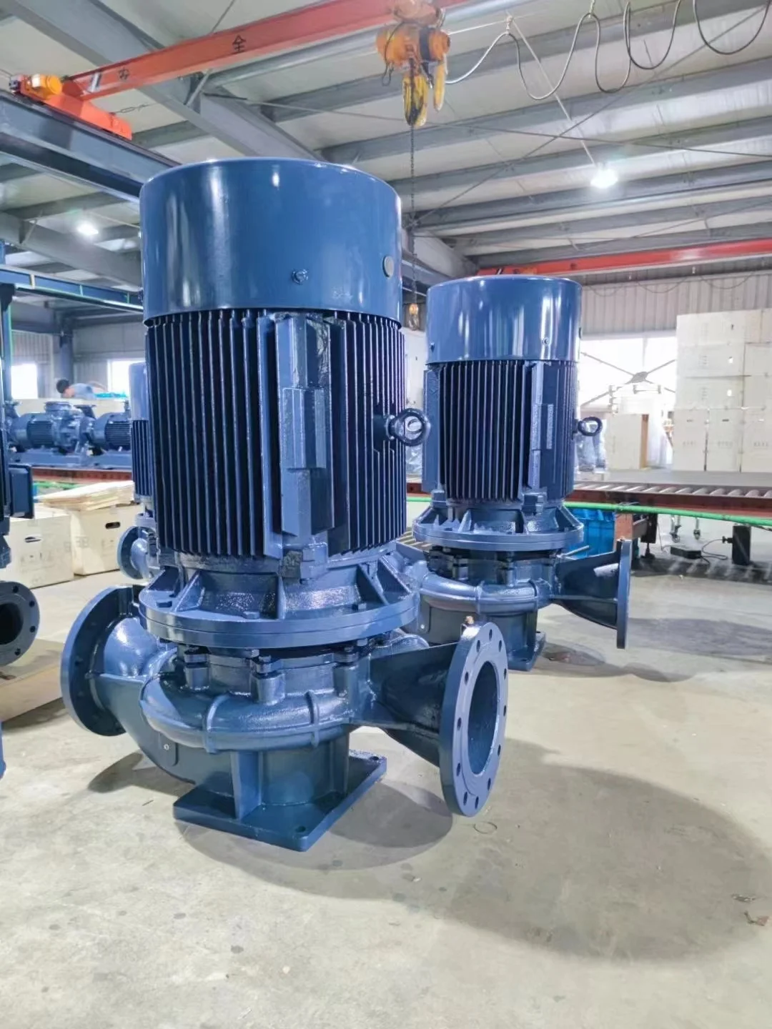 IRG vertical pipe line inline pumps for water circulating