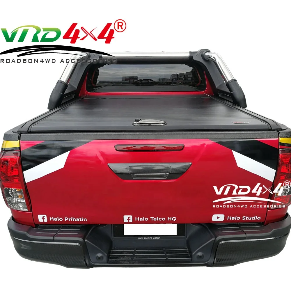 VRD4X4 алюминиевые рулонные крышка затвора пикап F-150 Топ Выдвижной сверните вверх кожух для Raptor Hilux Navara Dmax