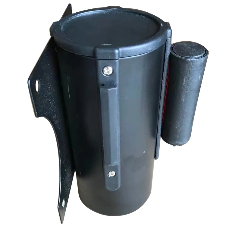 2m Stainless Steel Crowd Control Wall Mount Retractable Belt Barrier