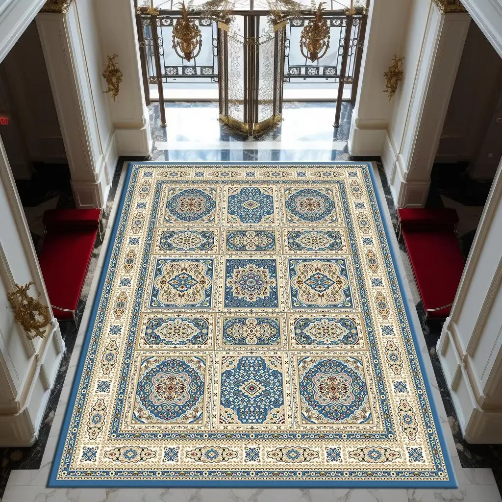 Factory Customized Anti-Skid Rugs and Carpets Waterproof Floor Mat Entrance Retro Modern Carpet for Home 3D Printed Door Mat