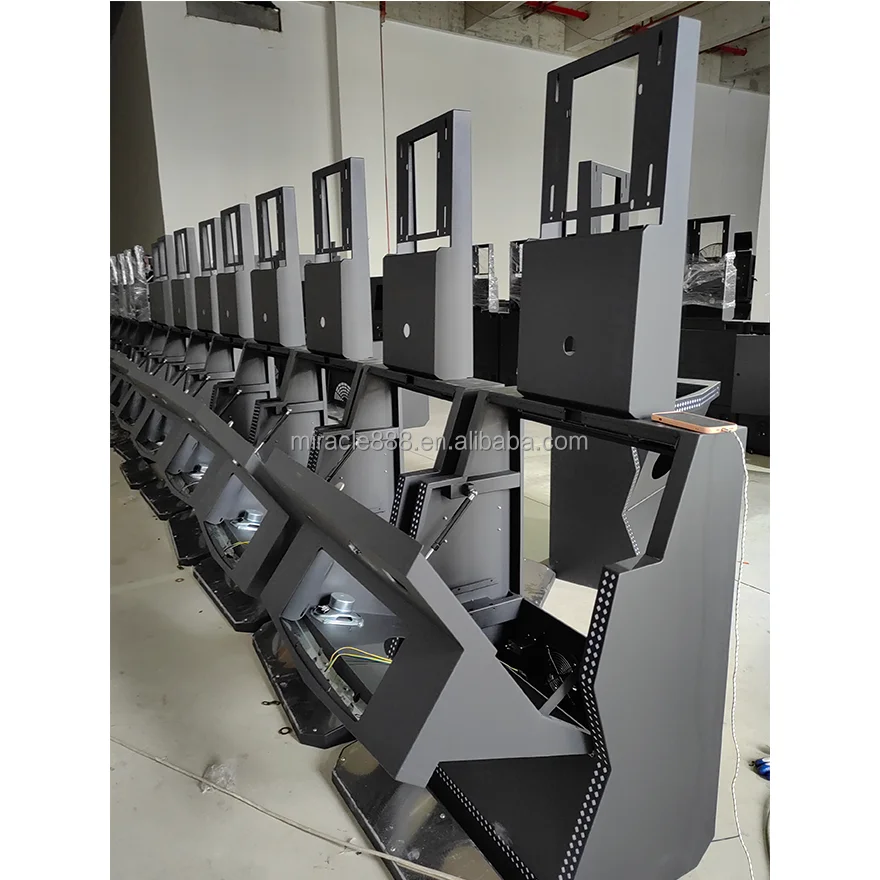 Factory Direct 43J game machine multi touch screen J shape gaming display cabinet for video game