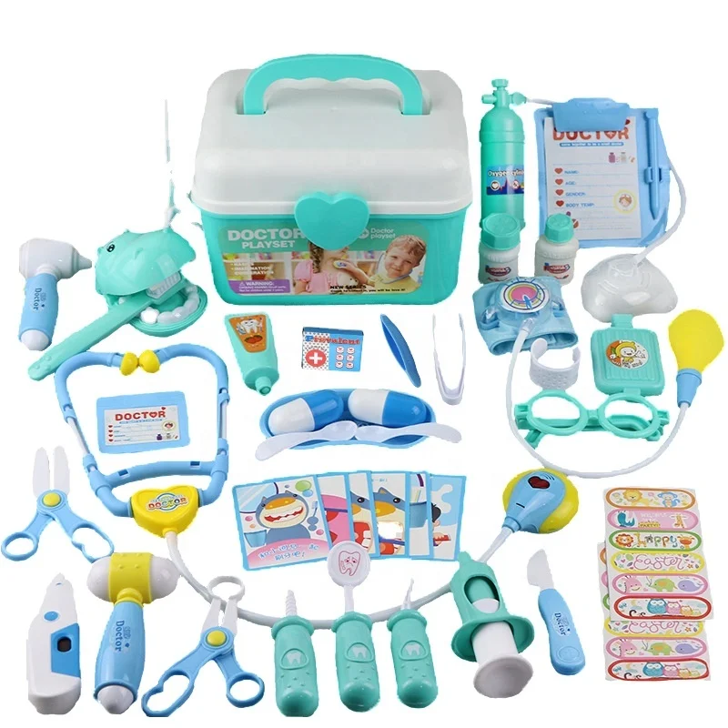 The factory wholesale  Pretend Play Toys Dentist Medical Role Play Educational Toy Doctor Playset for Girls