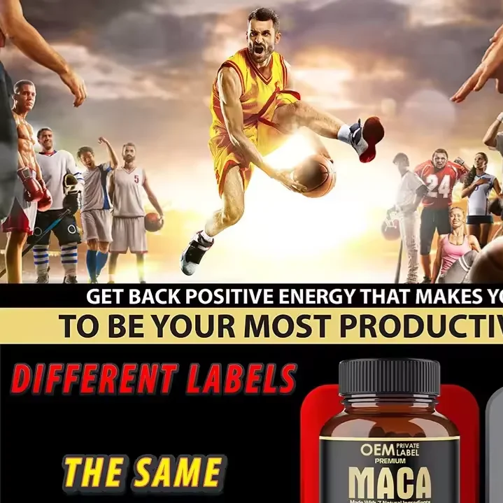 Пользовательские Private Label Maca корень капсулы