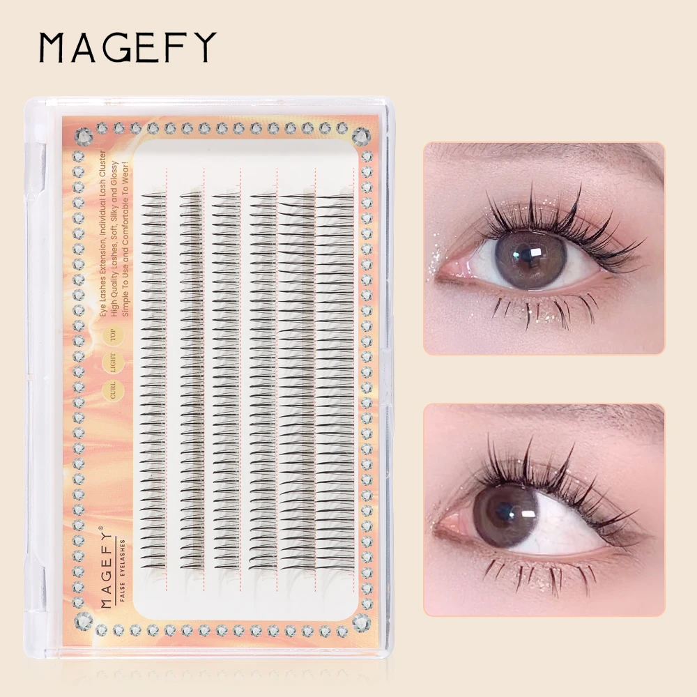 MAGEFY create your own brand eye lashes extensions fairy individual lashes
