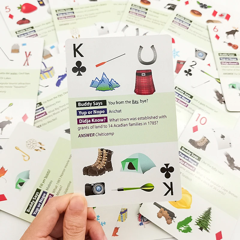 Giant Jumbo Large Paper Poker Front And Back Custom Logo Playing Cards Manufacturers