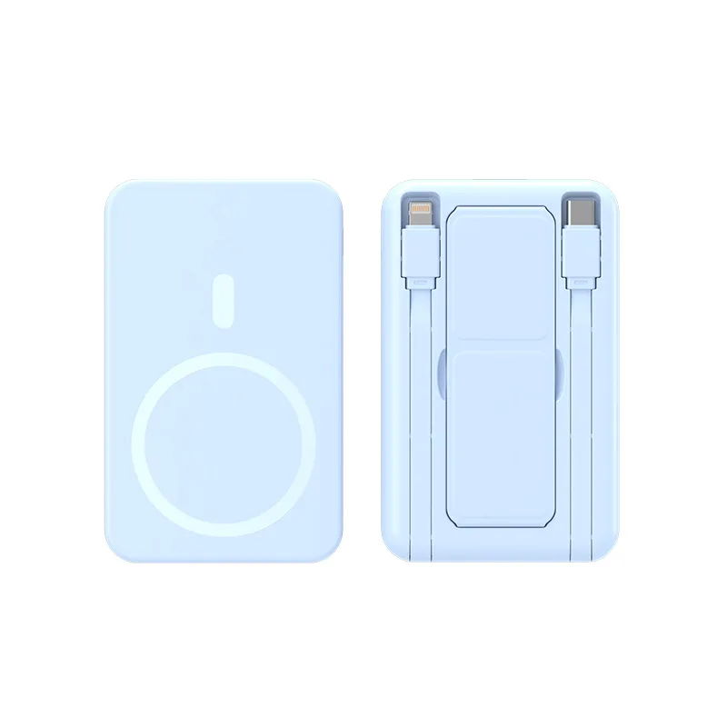 Foldable Portable Power Bank 10000mah Fast Charging 22.5w Pd Magnetic Power Bank Suitable For Iphone And Type-c