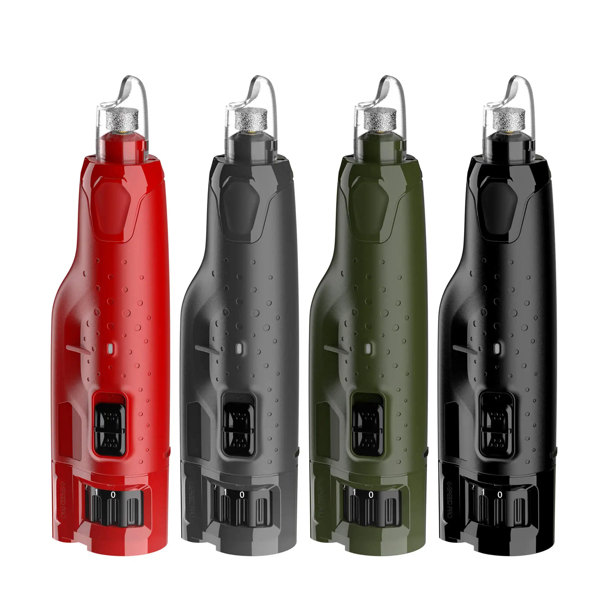 Petwant New Arrival 6-Speed 7000-12000RPM Quiet 3 Ports Rechargeable Electric Pet Dog Cat Nail Grinder