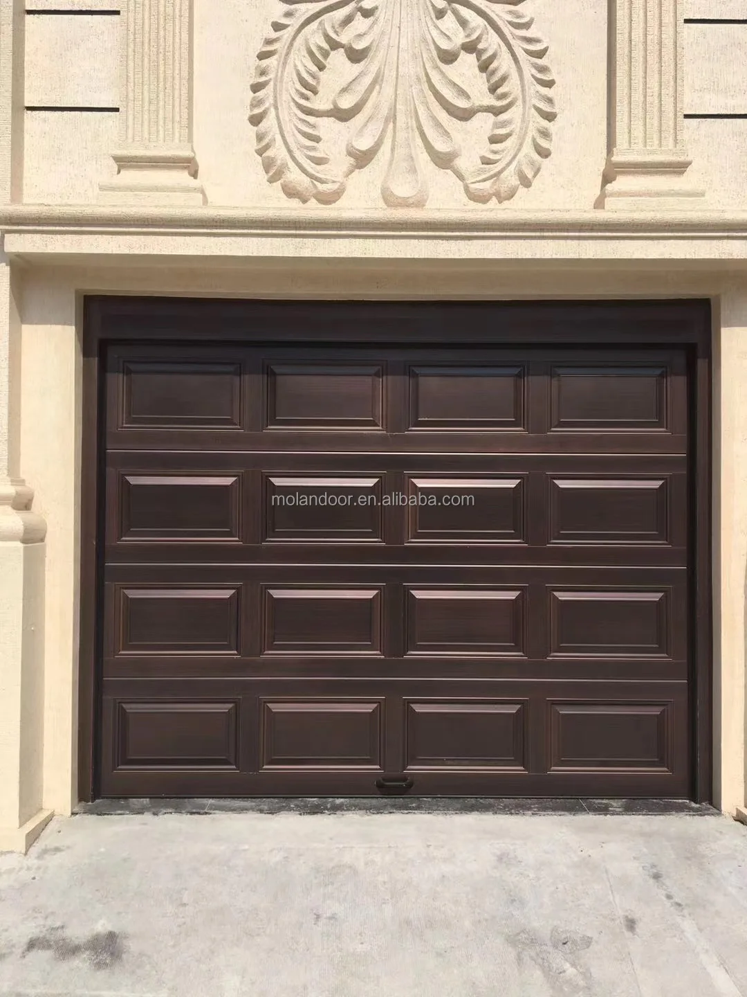Chinese high-quality luxury electric black color aluminum garage roller door