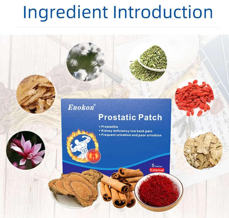Prostate Treatment PLasters Man Prostatic Navel Plaster Strengthen Kidney Herbs Prostatic Patch