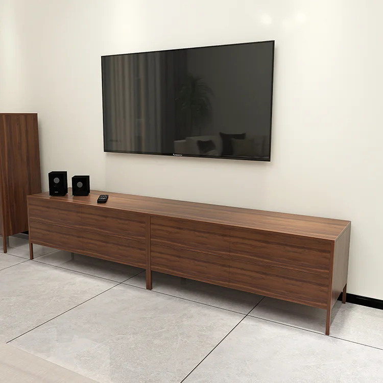 Simple design retro living room furniture new fashion TV unit cabinet