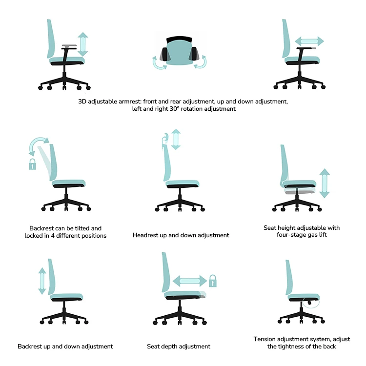 Big Boss Rotated Mobile SIHOO Home Office Chair Mesh Style Metal Swivel Arm Rest for Locking Furniture Comforter in Pakistan