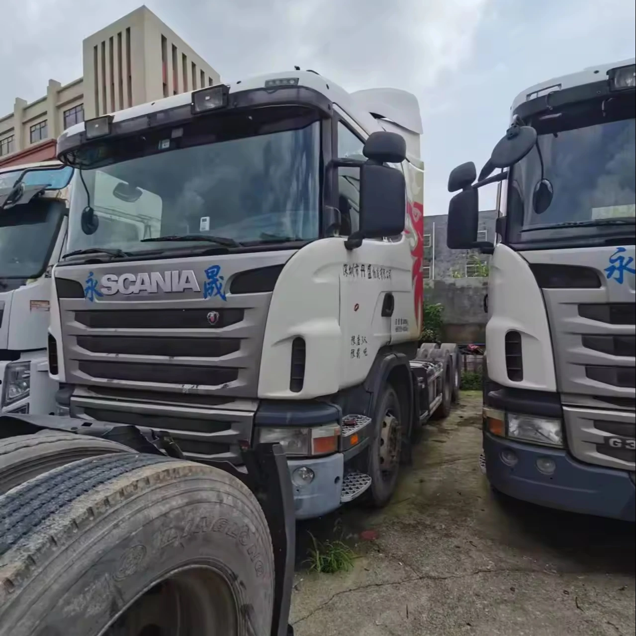 Cheap Price Good Condition 6*2 Wheels Truck G380 Tractor Trucks Used Scania Truck For Sale