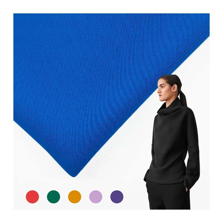 Eco Friendly Scuba Fabric Neoprene Material By Roll, Custom Color Recycle Polyester Neoprene 3D Scuba Fabric/
