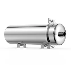 Domestic Stainless steel 304 housing UF water filter 1000 L/H yellow water filtration system PVDF membrane water filter