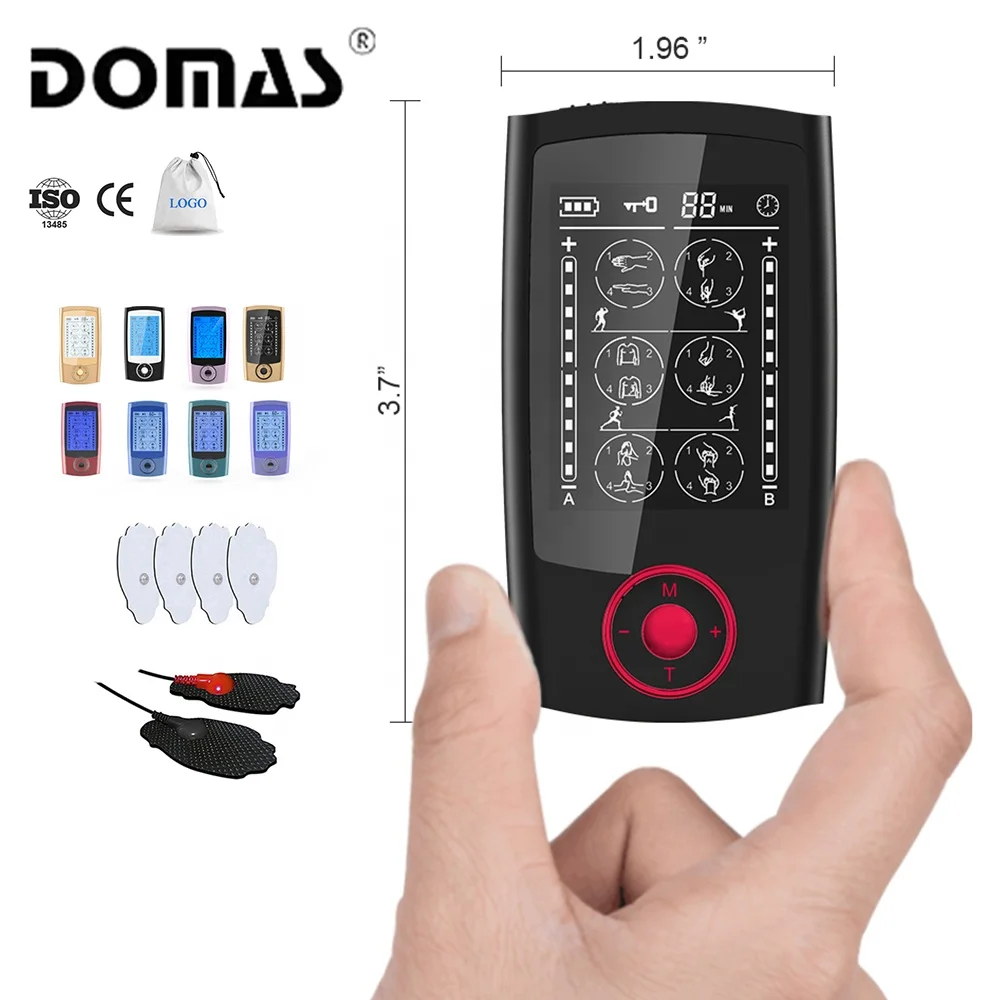 DOMAS Mini 2 Channel  Muscle Stimulator Slimming Machine Fitness Therapy  Massager ems tens