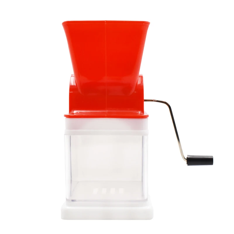 Household Plastic Stainless Steel Hand-Crank Vegetable Chopper Multifunction Fruit Cutter Grater