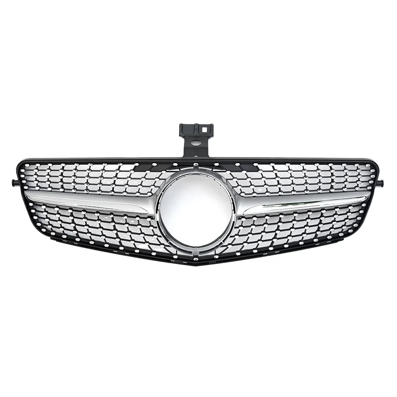 W204 ABS silver diamond for C-Class 2006-2013 tunning grille upgrade grille