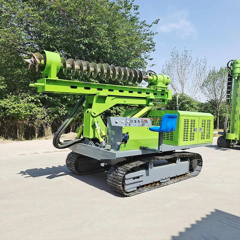 8 Ton Solar Screw Driver Solar Crawler Hydraulic Pile Driver