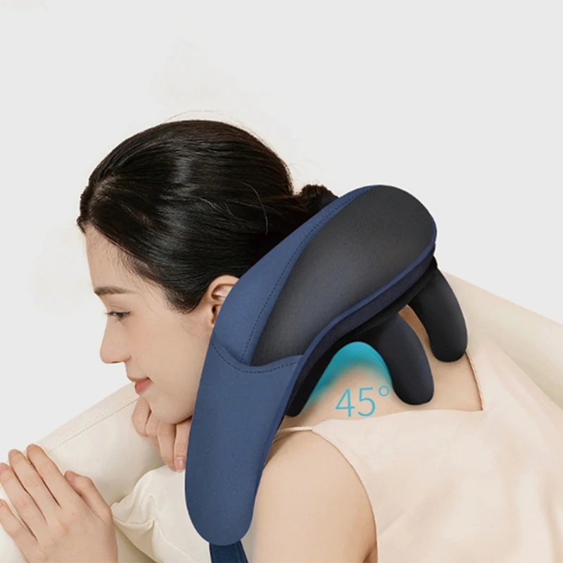 Custom Electric Full Body Deep Tissue Kneading Pillow Massage Shiatsu Wireless Back Neck shoulder Massager With Heat