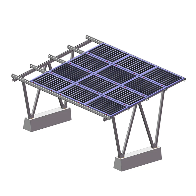 BRISTAR Factory Supplying Carport System Structure Pv Foldable Carport Canopy Metal Ground Panel Mounting Bracket