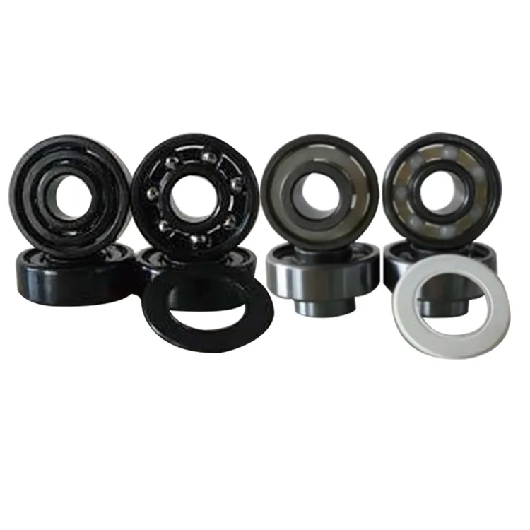 608 RS abec5 abec7 9 11 skate full titanium white ceramic ball skateboard bearings