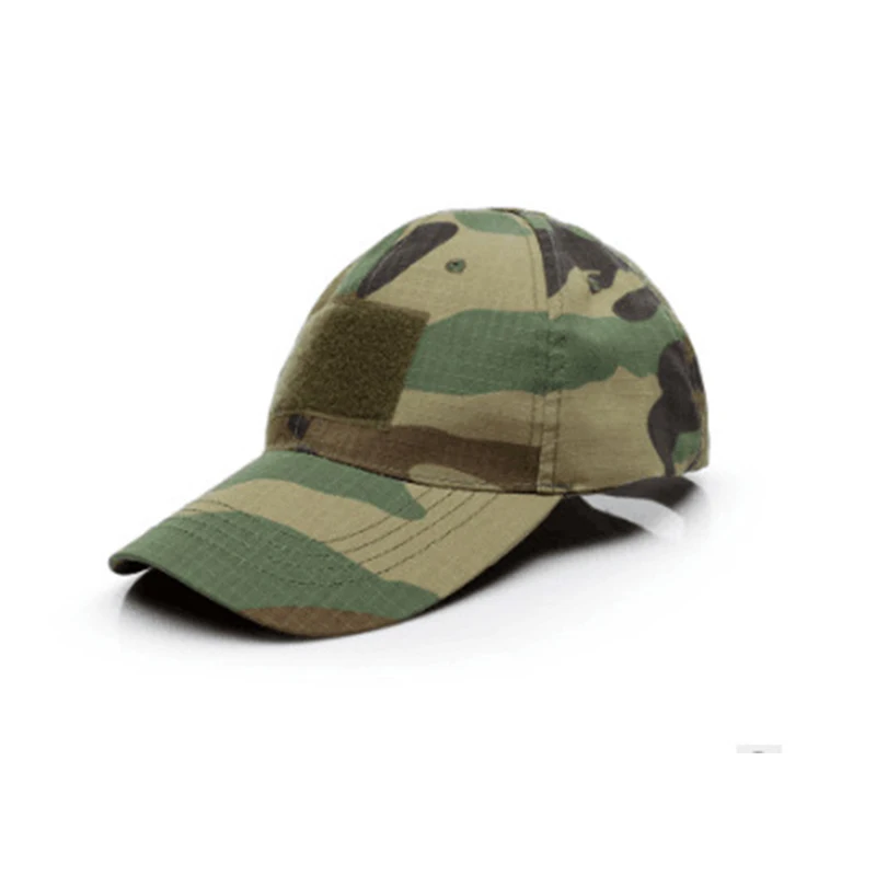 Wholesale Design Hook and Loop Patch Camouflaged  Special Tactical Hat