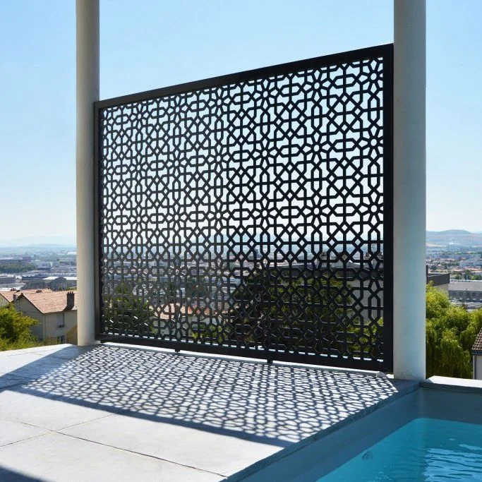 Aluminum carved Perforated Metal Screen Room Divider Laser Cut Metal Screen Decorative Perforated Metal Screen