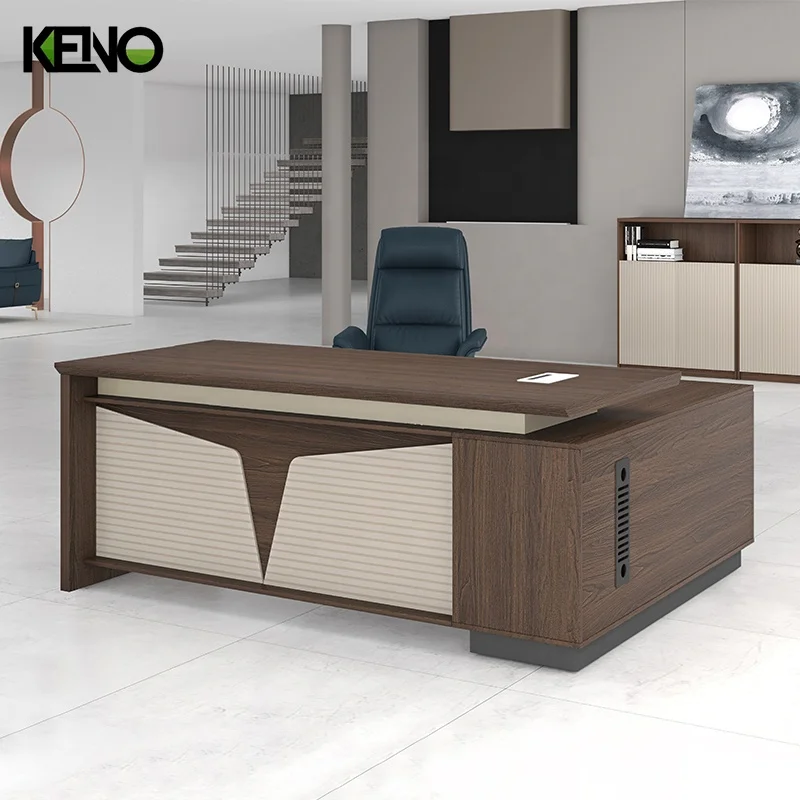 Office Furniture Table And Chair Combination 2.4m Office Computer Tables Furniture Desk Big Boss