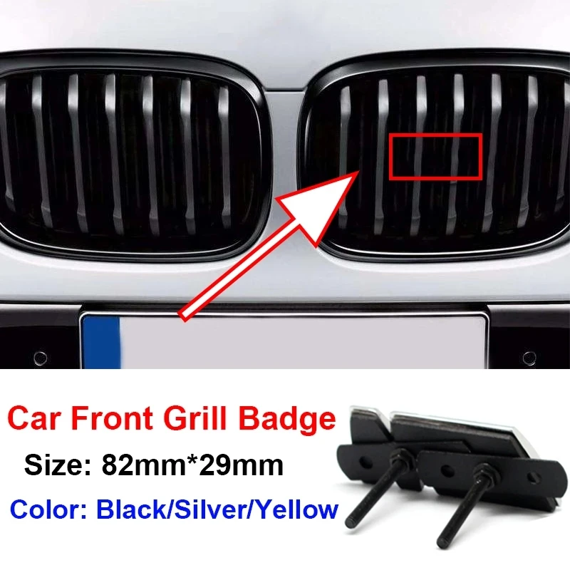Car Front Grille Badge Emblem Grill For BMW M E34 E46 E39 E38 E90 E60 E36 F30 F30 F10 E92 E38 E91 G30 G38 M3 M5 X1 X3 X4 X5