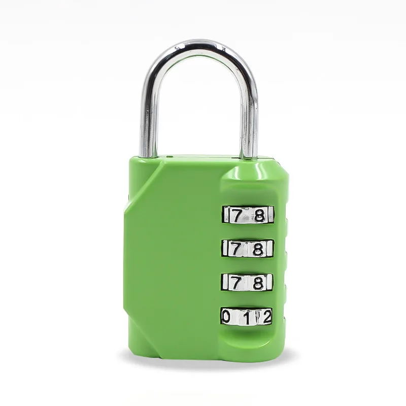 Amazon Hot Sale Combination Lock 4 Digit Outdoor Waterproof Padlock for School Gym Locker Sports Fence Toolbox Gate
