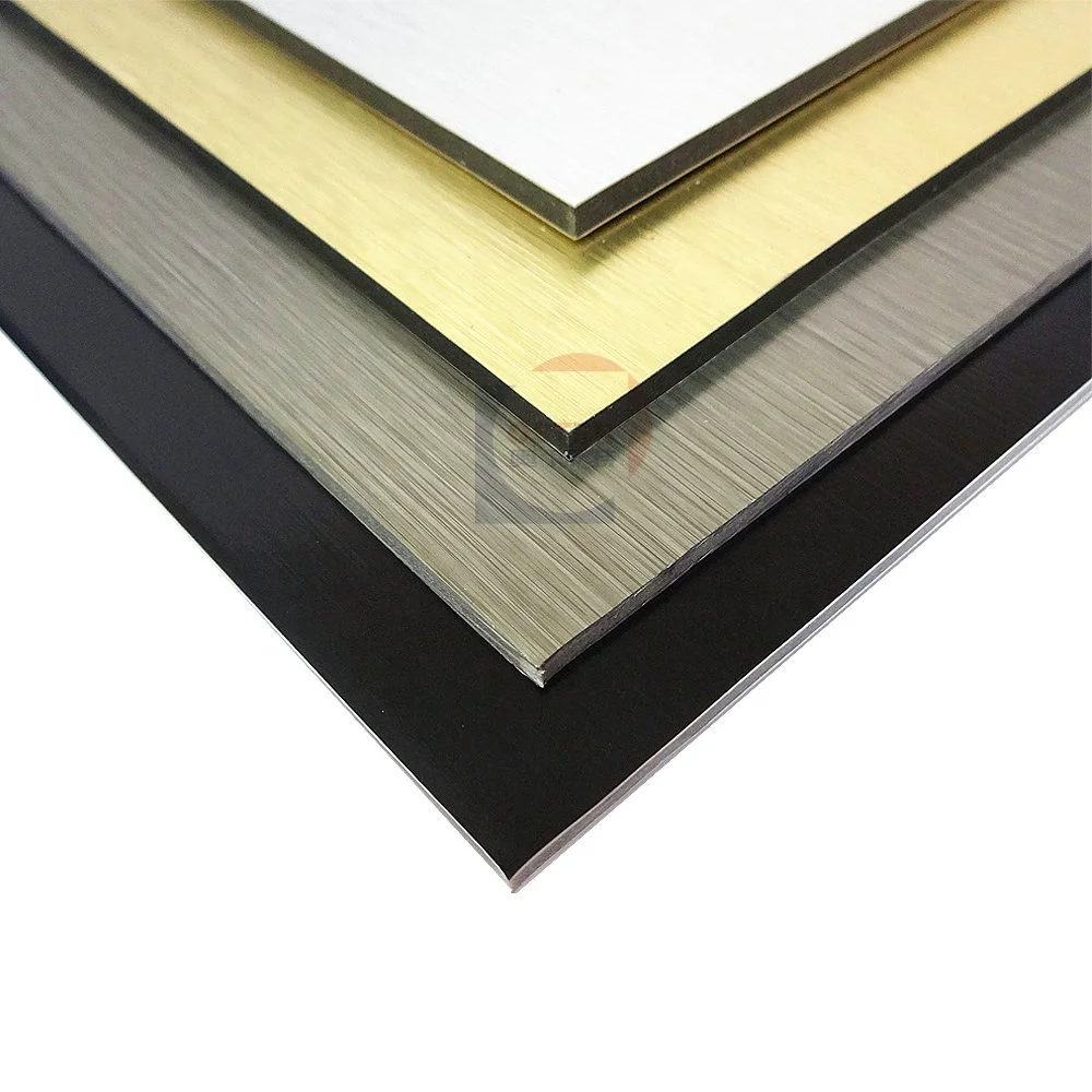 Silver Brush ACP Outdoor Aluminum Composite Panels for Exterior and Interior Concrete Cladding