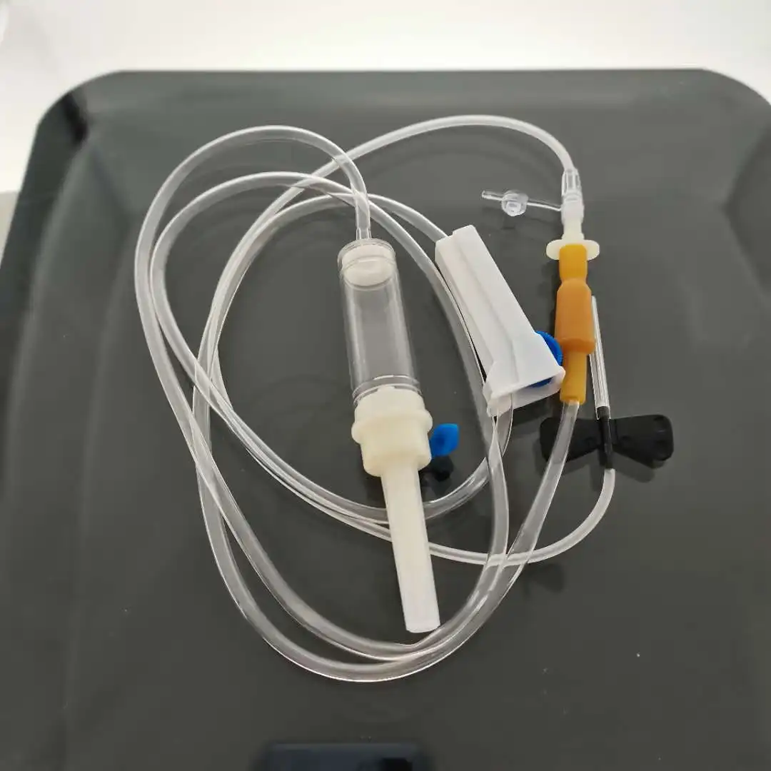 
20 drops/ml Infusion set with butterfly needle 22G 