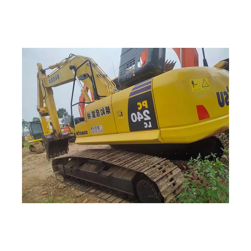 PC240 All Makes Concrete Power Rotavator Ponton Boring Extension Tracks Crawler Hydraulic Used Komatsu Digger Excavators