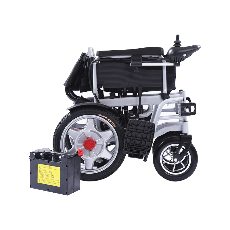 SZMIQU электрическая складная инвалидная коляска для пожилых людей алюминиевая