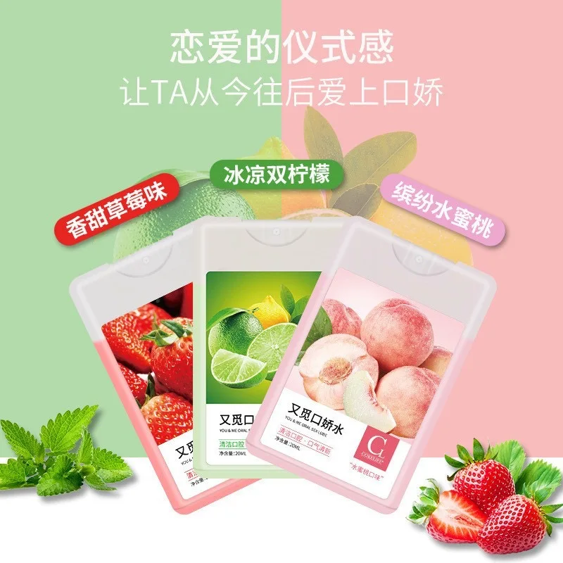 Portable 20ml Fruit Water Based Edible Oral Sex Water